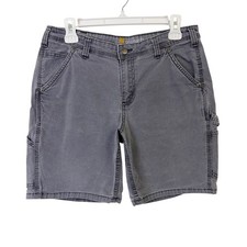 Carhartt Original Fit Cargo Shorts Women's 8 Gray