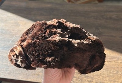 Annetta of Fairmont, W. VA Custom Made Women's Vintage Brown Fur Hat
