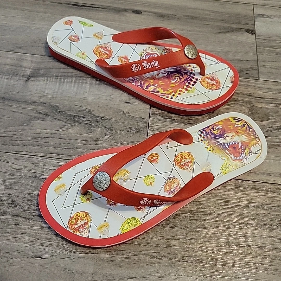 Ed Hardy Flip Flops products for sale | eBay display picture 3
