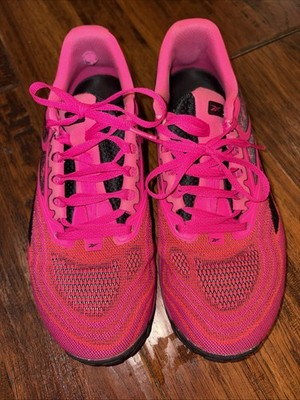 Reebok Nano X2 Womens Size 9 Training Shoes Pink Black CrossFit Gym Sneakers