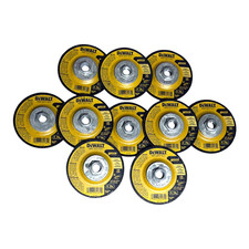 10 DeWalt DW8435Z Metal HP 24 Grit Pipe Cutting Grinding Wheel 4-1/2" x 1/8"