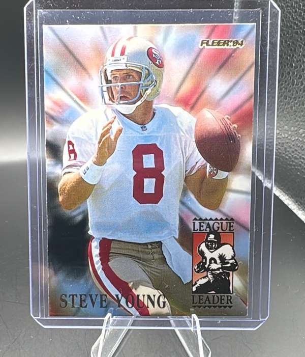 1994 Fleer - League Leaders #10 Steve Young