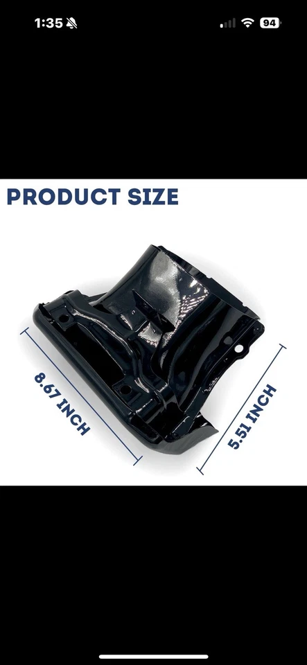 吉姆西 SIERRA 1500 '19-'24 黑色排气头 — 第 2/2 张图片