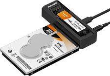 M.2 NVMe to 2.5'' 3.5'' Offline Clone Enclosure,M.2 to SATA SSD HDD Cloner, USB-