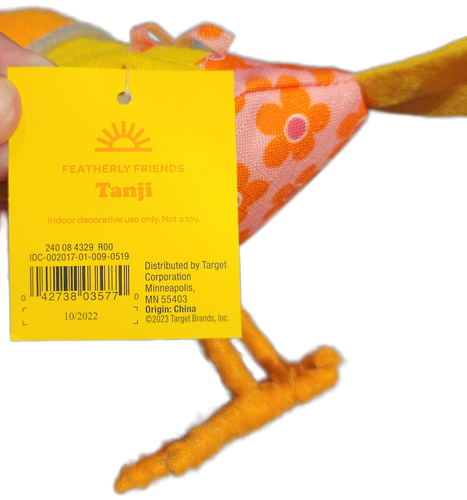 NWT Featherly Friends Sun Squad Spritz Summer 2023 Fabric Bird Tanji Bikini - Picture 8 of 12