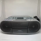 Vtg Sony CFD-S01 CD Radio Cassette Boombox Mega Bass CD-R RW Audio Portable Work