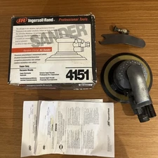 Ingersoll Rand 4151 6” Random Orbit Pneumatic Sander - Black with box