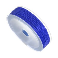 Nylon Twisted Cord 3mm 7.7 Yard Trim Braided Rope for Decor Necklace Medium Blue