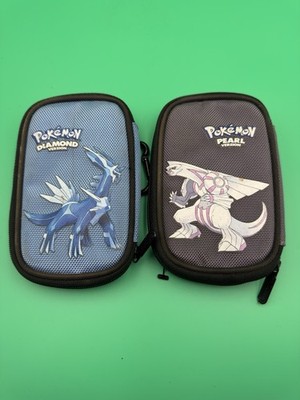 2 Qty 2007 Pokemon Pearl & Diamond Nintendo Gameboy Carry Case Travel Pouches