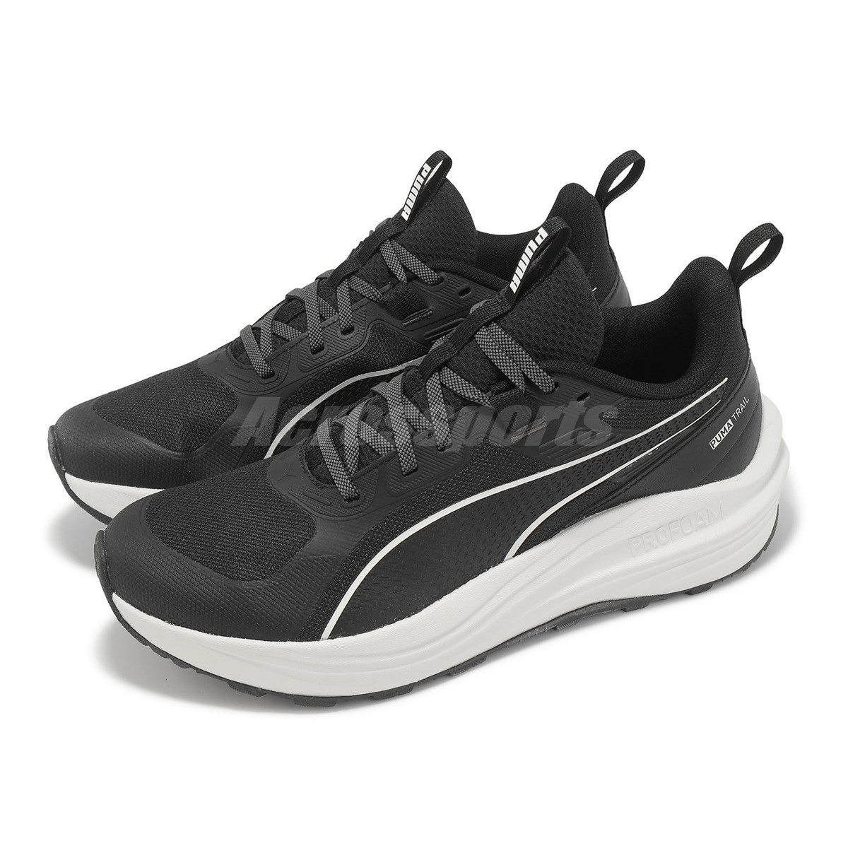 Puma Flare Pro Trail Black Feather Gray Trail Running Shoes