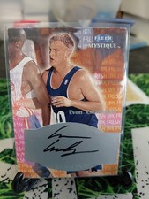 1999-2000 Fleer Mystique EVAN ESCHMEYER Fresh Ink ROOKIE AUTO - NBA CARD. rookie card picture