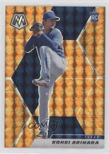 2021 Panini Mosaic Rookie Reactive Orange Mosaic Prizm Kohei Arihara #251 2l4