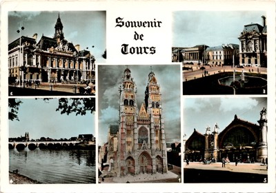 Tours, 5 REPUBLIQUE, Miss Jessie F. Bell, 84 Rue Lec Postcard