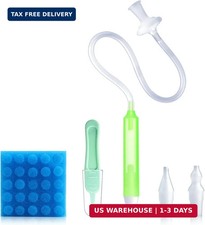 Baby Nasal Aspirator Nasal Congestion Relief with 25 Hygiene Filters 2 Silicone