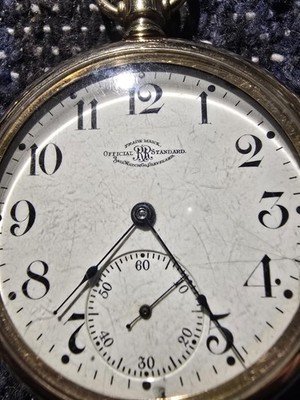 1907 Ball Official Standard Waltham Model 1899 16s 19j Gold Jewel Settings