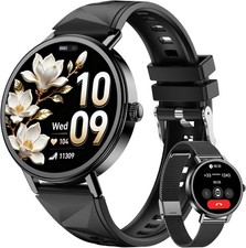 2026 New Smartwatch Femme avec Fonction Téléphone 1,26 Pouces Fitness Tracker Montre de Sport
