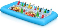Aufblasbarer GeträNkehalter 2-In-1 FüR Pool Mit 8 LöChern, Groß