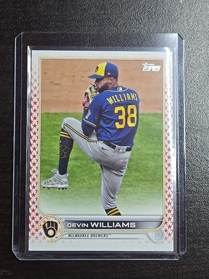 2022 Topps Series 1 - Devin Williams #26 Independence Day /76