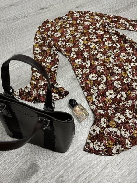 Women Pepe Jeans Dress Brown Viscose 34 / XS / 42