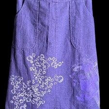 Vintage 70s Handprinted Wrap Skirt
