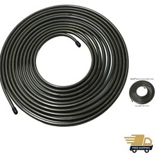 5/16'' Brake Line Tubing Kit, 25Ft Flexible PVF Coated Steel Tube Roll, Anti-...