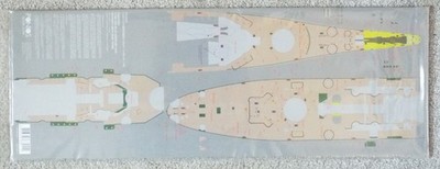 1/200 Wood Deck for USS Missouri (TRP #03705) Pontos #20002WD1 Factory Seal MISP