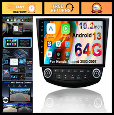 10.2" Touchscreen Car Stereo for Honda Accord 2003-2007, Android 13, Wireless Ca