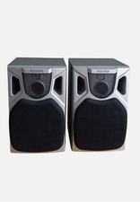 Lautsprecher Boxen Dolby Surround Pro Logic Speaker System Holz  Silber/schwarz