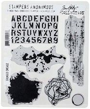 Stampers Anonymous CLING RBBR STAMP SET GRUNGED