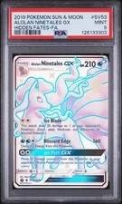 Alolan Ninetales Gx Hidden Fates Pokemon Sun & Moon Hidden Fates SV53 NM PSA