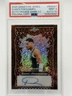 Leaf Signature Series Giannis Antetokounmpo 1/1 Auto Orange PSA 9 Auto 10 Bucks
