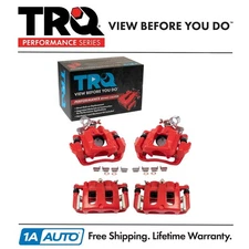 TRQ Performance Brake Caliper Set Performance Fits Ford Lincoln