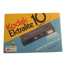 Vintage Kodak Ektralite 110 Camera With Original Box And Instructions