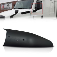 1PCS Driver Side Black Door Mirror Arm Cover For 2018-2023 Freightliner Cascadia
