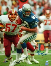 Steve Largent Autographed Signed 16x20 Photo Seattle Seahawks "HOF 95" MCS Holo