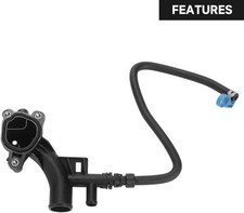 Engine Coolant Housing Water Outlet With Hose - Compatible For Chevrolet Cruze 1