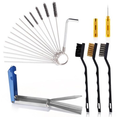 Premium Carburetor Cleaning Kit, Stainless Steel Torch Tip Cleaner with 13 Wi...