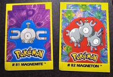 MAGNEMITE X MAGNETON EVOLUTION - RARE TCG NAVARRETE BUILDABLE CARD VINTAGE 2000