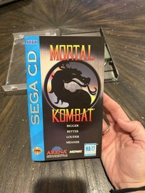 Sega CD Game Mortal Kombat CIB Complete In Box 
