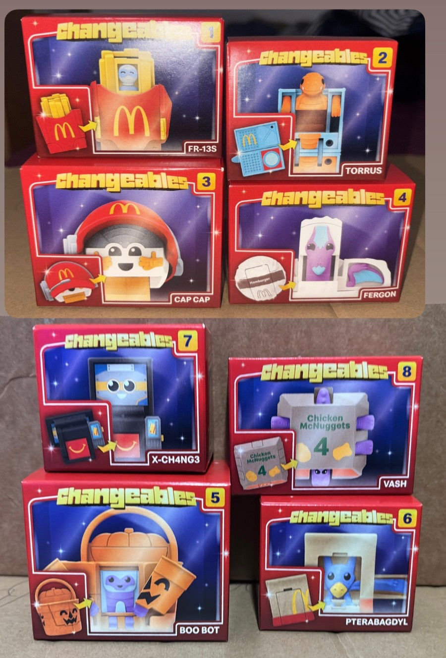 Changeables Full Set Or Singles 2026 Brand New Sealed