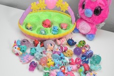 Lot of 40 Hatchimals CollEGGtibles Mini Figures and plush