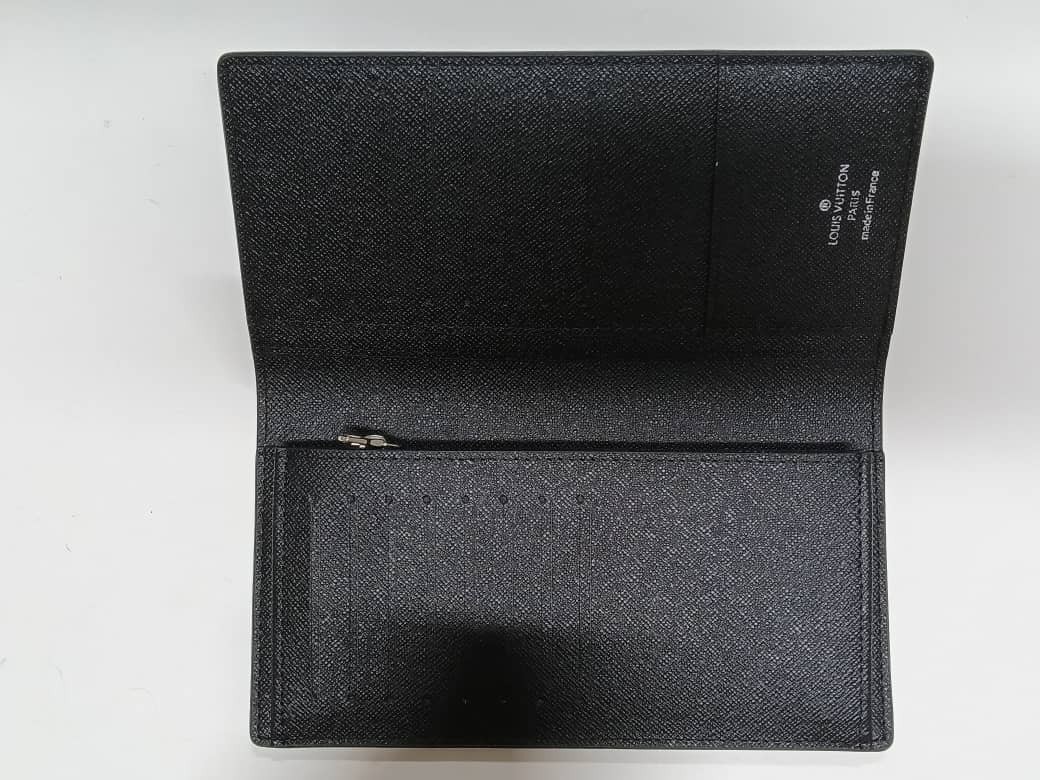 Louis Vuitton Monogram Eclipse Brazza Canvas Long… - image 8