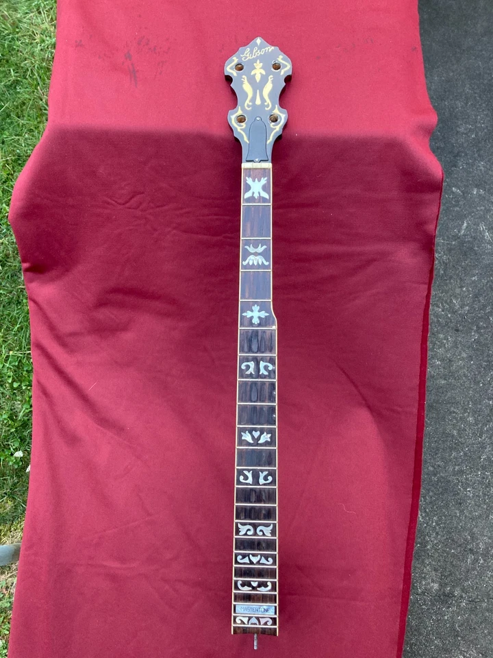 Left Handed Gibson Replica  Banjo Neck-By Bud Soesbee - Image 3 of 4