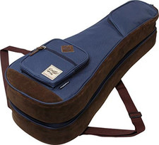 Ibanez IUBT2542NB Ukulele Double Gig Bag Navy Blue-Fits 2, Up to Tenor Size