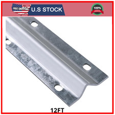12FT Galvanized V Track for Sliding Doors Gates - Strong Durable