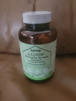 Vitacost Synergy 5-Loxin -AKBA Boswellia Extract - 120 Cap EXP  2/2027