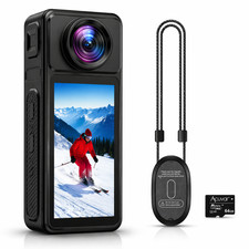 Mini Body Camera HD 4K Portable Police wearable Cam w/ Audio Record 64GB 270 