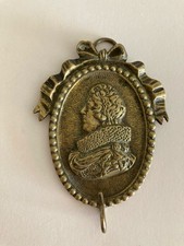 Ancien Porte Montre A Gousset En Bronze