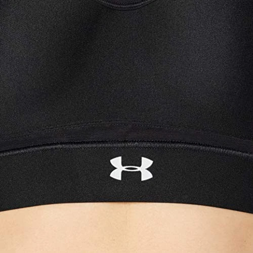 Under Armour Women's Warp Knit High Impact Sports Bra, Black, 32DD - Image 4 of 4