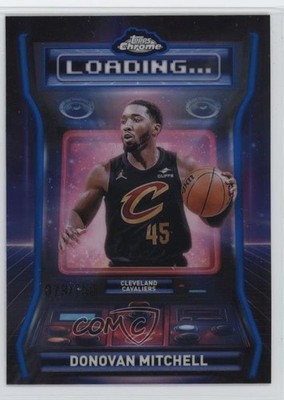 2025-26 Topps Chrome Loading… Blue Refractor 79/150 Donovan Mitchell #LD-9 0kr0